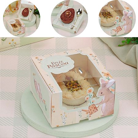 10 CAIXA PARA OVO DE COLHER 100/150G FLORIR 5519 ( PASCOA JANGO 2026 )