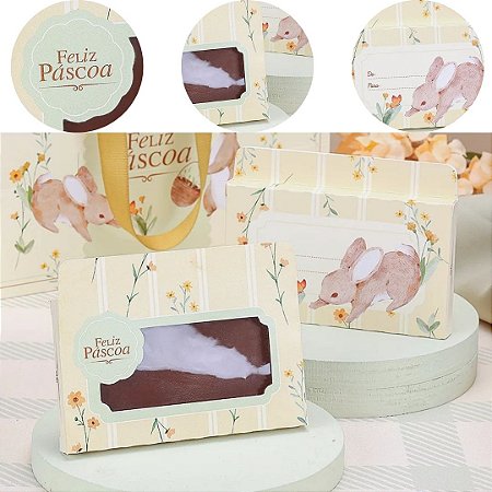10 CAIXAS P/ BARRINHA C/ VISOR PÁSCOA FLORIR 5645 ( PASCOA JANGO 2026 )