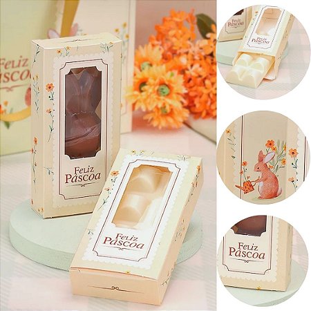 10 CAIXAS PARA BARRA 150G PÁSCOA FLORIR 5495 ( PASCOA JANGO 2026 )