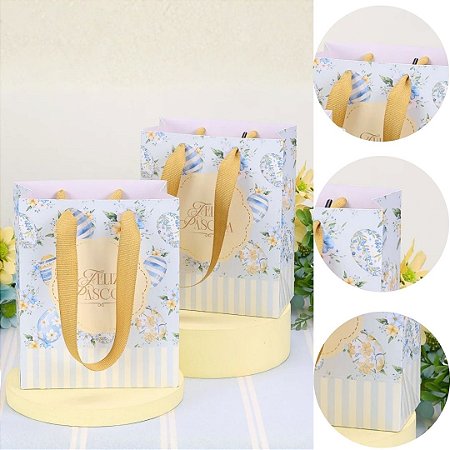 10 SACOLA PÁSCOA MINI 16X13X7CM AMANHECER 5715 ( PASCOA JANGO 2026 )