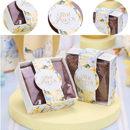 25 CAIXA PARA BROWNIE PÁSCOA 6X6 AMANHECER 5583 ( PASCOA JANGO 2026 )