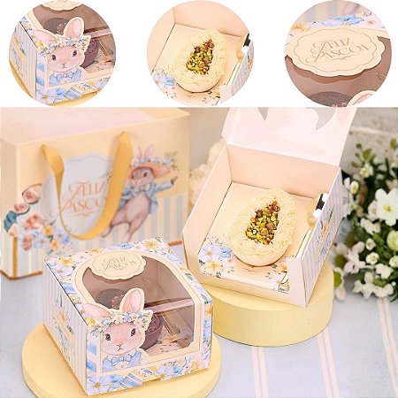 10 CAIXA PARA OVO DE COLHER 100/150G AMANHECER 5517 ( PASCOA JANGO 2026 )