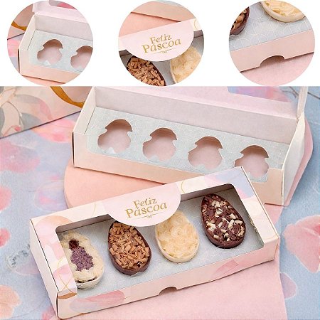 10 CAIXAS P/ 4 DOCES OU OVO 50G C/ VISOR CELEBRAR 5509 ( PASCOA JANGO 2026 )