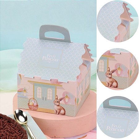 10 CAIXA CASINHA OVO DE PÁSCOA 100/150G CELEBRAR 5664 ( PASCOA JANGO 2026 )