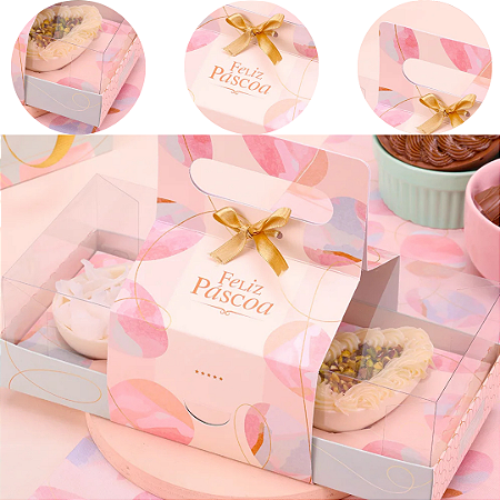 10 CAIXA PARA TRIO DE OVOS 100G CELEBRAR 5515 ( PASCOA JANGO 2026 )