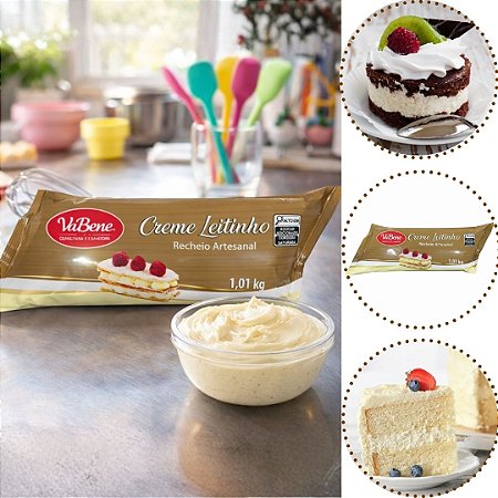 RECHEIO ARTESANAL CREME LEITINHO 1,01KG  VABENE