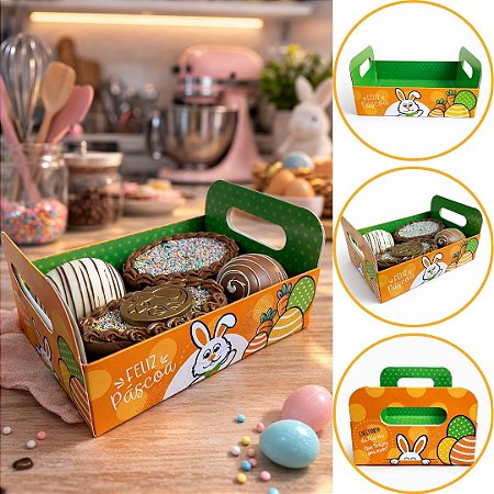 5 CESTAS DE PÁSCOA P CAIXOTE 16X11X4,5 PS429 (JR)