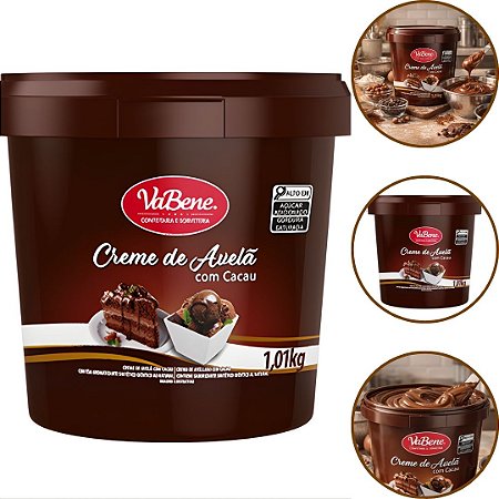 CREME DE AVELA COM CACAU BALDE 3KG VABENE ALIMENTO OFF