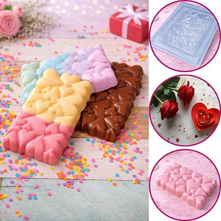 FORMA BWB C/ SILICONE  BARRA CORAÇÃO 10534 (BWB MAES NAMORADOS)