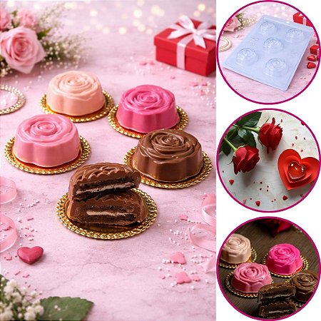 FORMA BWB ROSA BISCOITO SIMPLES 10388 (BWB MAES NAMORADOS)