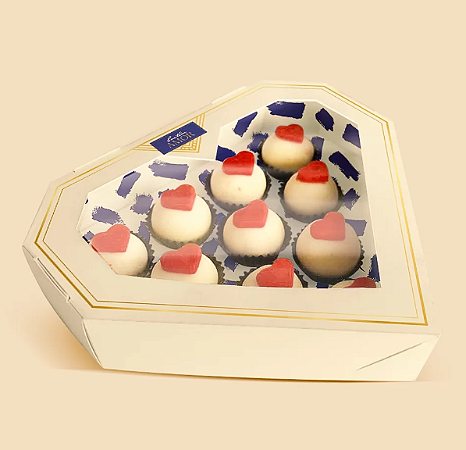 10 CAIXA 10 DOCES CORAÇÃO COM VISOR CAPRI 2102 ( DIA DOS NAMORADOS JANGO 2026 ) OUTLET