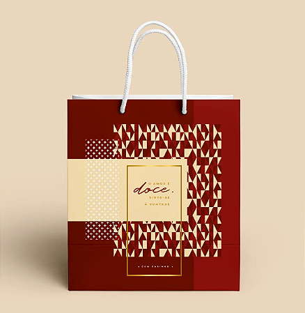 10 SACOLA PRESENTE GRANDE 32X26X23 MAGMA 2089  ( DIA DOS NAMORADOS JANGO 2026 ) OUTLET