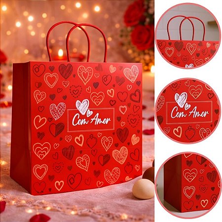 10 SACOLA  24X17X26 COM AMOR 5969 ( DIA DOS NAMORADOS IDEIA 2026 )74