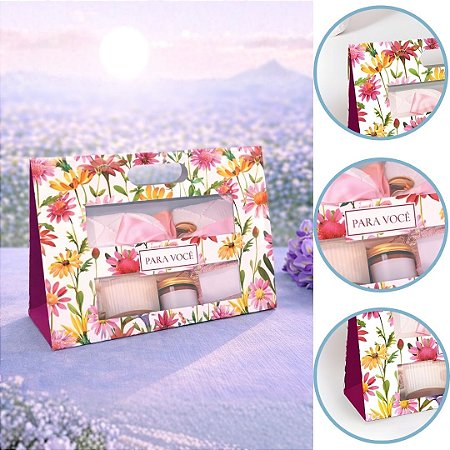 10 SACOLA MALETA HORIZONTAL COM VISOR VIOLETA 6008 ( DIA DAS MÃES IDEIA 2026 )