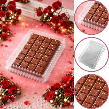 10 CAIXA EMBALAGEM DOCES E BARRA  21X14CM G CRISTAL BWB 14375