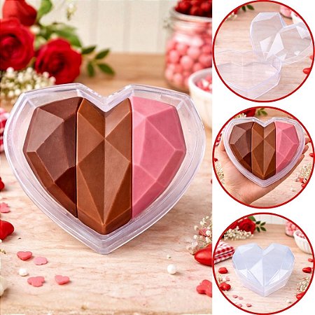 BLÍSTER P/ CORAÇÃO LAPIDADO 500G BWB 10540 (BWB MAES NAMORADOS)