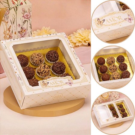 10 CAIXA P/9 DOCES C/ BERÇO 5X17X17CM DOLCE VITA 5958 ( MÃES JANGO 2026 )