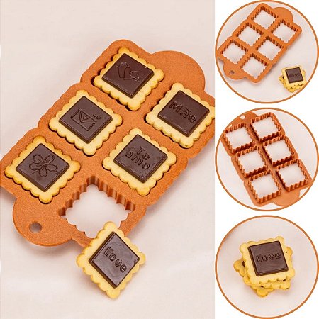 CORTADOR DE BISCOITO 5X5CM DOLCE VITA 5898 ( MÃES JANGO 2026 )