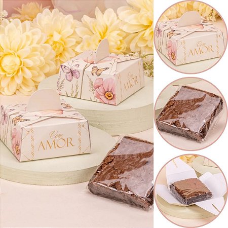 10 CAIXA P/ BROWNIE 7X7 DOLCE VITA 5867 ( MÃES JANGO 2026 )