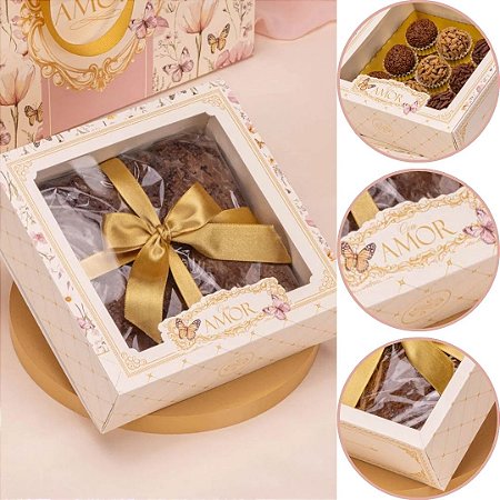 10 CAIXA P/ PRESENTE 5X17X17cm 5879 DOLCE VITA ( MÃES JANGO 2026 )