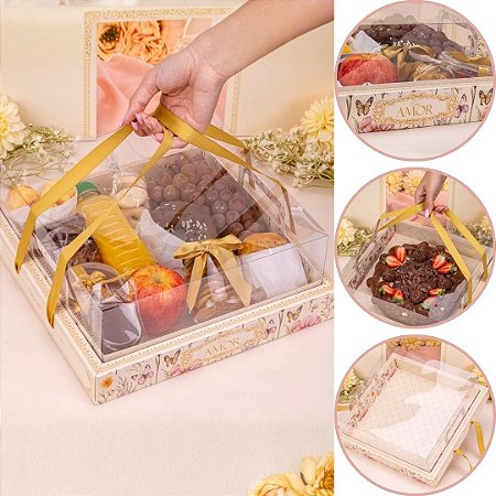 5 CAIXA C/ BANDEJA 11,5X31X31cm 5865 DOLCE VITA ( MÃES JANGO 2026 )