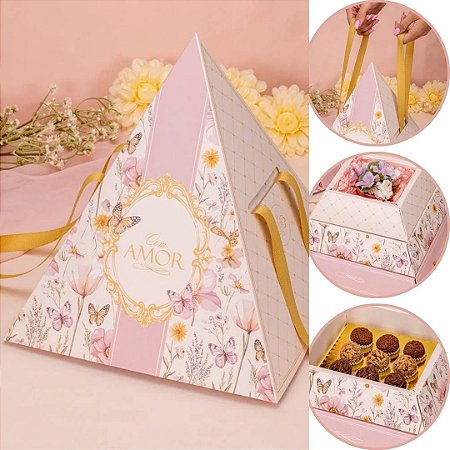 5 CAIXA PIRÂMIDE 31,5X27X27cm 5883 DOLCE VITA ( MÃES JANGO 2026 )