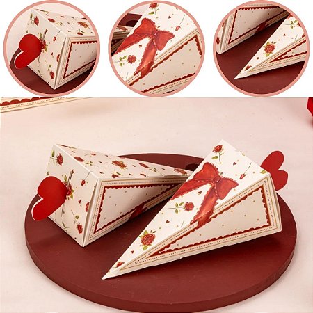 10 CAIXA P/ CONE TRUFADO 17X7cm 5870 DOLCE AMORE ( NAMORADOS JANGO 2026 )