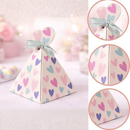10 CAIXA PARA DIA DAS MÃES PIRÂMIDE AMOR EM CORES 4377 ( DIA DAS MÃES IDEIA 2026 ) OUTLET
