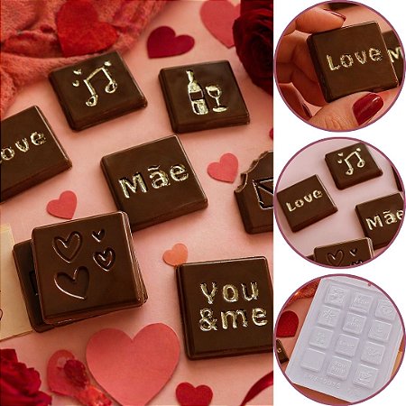 FORMA BWB TABLETE QUADRADO AMOR 10616 (BWB MAES NAMORADOS)