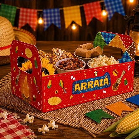 10 CESTA CAIXOTE G NOSSO ARRAIA 6023  IDEIA ( FESTA JUNINA 2026 ) BALANÇO OK