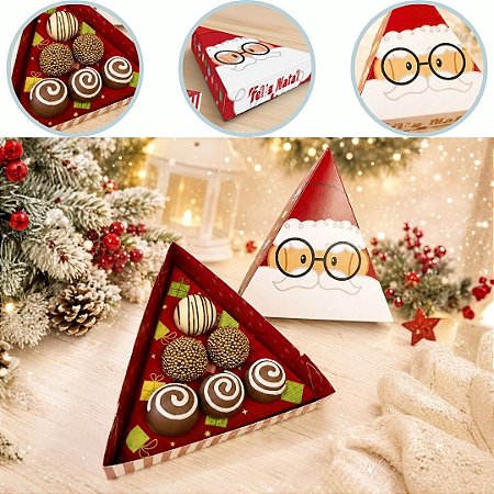 10 CAIXA P/6 DOCES ARVORE DE NATAL 17X17X4 DIVERTIDO 6246 ( NATAL IDEIA 2026 )