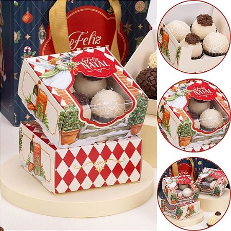 10 CAIXA COM VISOR PARA 4 DOCES MEMÓRIAS 6064 (JANGO NATAL 2026)