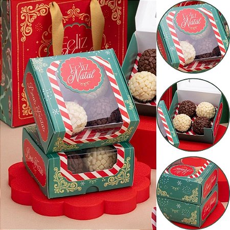 10 CAIXA COM VISOR PARA 4 DOCES GRATIDÃO 6063 (JANGO NATAL 2026)