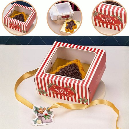 10 CAIXA PARA MINI BOLO MEMÓRIAS 6369 (JANGO NATAL 2026)