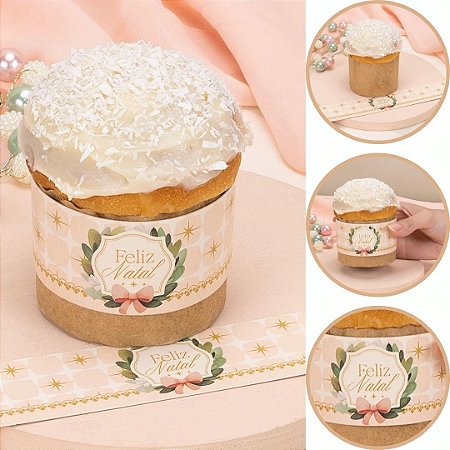 20 CINTA PARA MINI PANETONE CUIDADO 6006 (JANGO NATAL 2026)