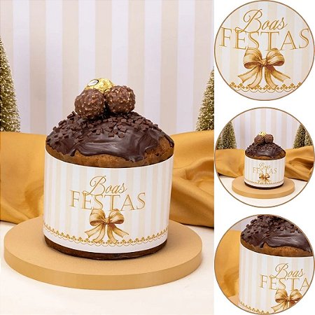 10 CINTA PARA PANETONE 500g ILUMINAR 6463 (JANGO NATAL 2026)