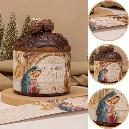10 CINTA PARA PANETONE 500g VERDADEIRO NATAL 6464 (JANGO NATAL 2026)