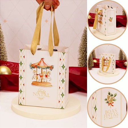 10 MINI SACOLA 16x7x13CM UNIÃO 5998 (JANGO NATAL 2026)