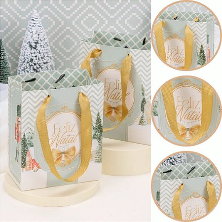 10 MINI SACOLA 16x7x13CM ACREDITAR 5993 (JANGO NATAL 2026)