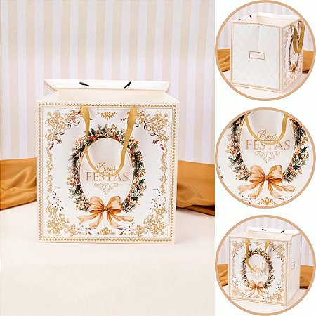 10 SACOLA GRANDE 27X23X26CM ILUMINAR 6123 (JANGO NATAL 2026)
