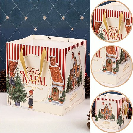 10 SACOLA GRANDE 27X23X26CM MEMÓRIAS 5977 (JANGO NATAL 2026)