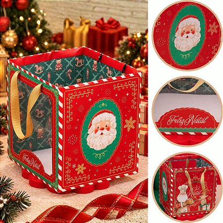 10 SACOLA MÉDIA COM VISOR 23X20X22 GRATIDÃO 6230 (JANGO NATAL 2026)