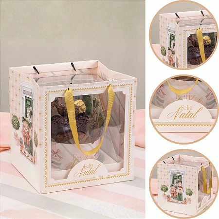 10 SACOLA MÉDIA COM VISOR 23X20X22 CUIDADO 6229 (JANGO NATAL 2026)