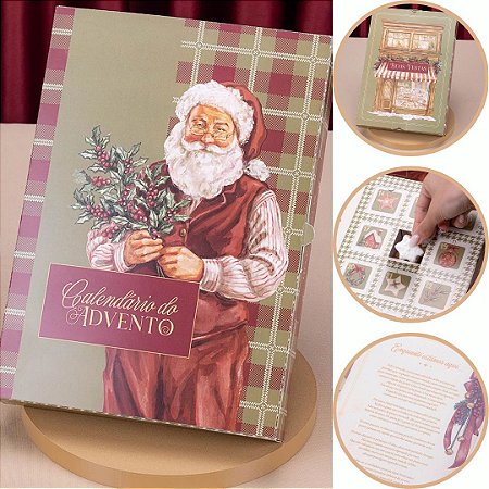 5 CAIXA CALENDÁRIO DO ADVENTO NATAL PRESENÇA 6493 (JANGO NATAL 2026)