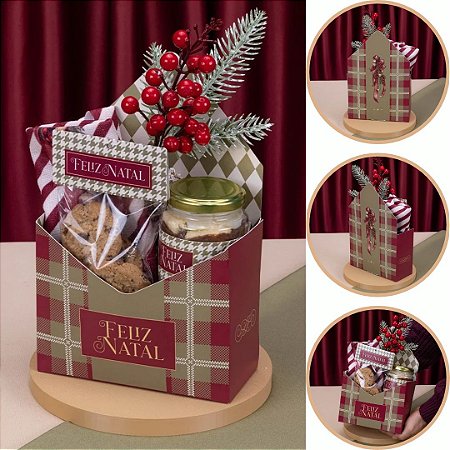 5 CESTA ENVELOPE 25,5X7X16,5 PRESENÇA 6415 (JANGO NATAL 2026)