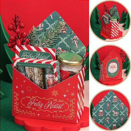 5 CESTA ENVELOPE 25,5X7X16,5 GRATIDÃO 6413 (JANGO NATAL 2026)