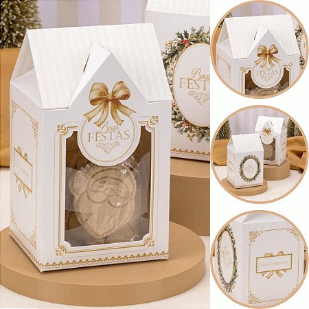 10 CAIXA C/ VISOR LEMBRANCINHA GRANDE 11X9X8CM ILUMINAR 6484 (JANGO NATAL 2026)
