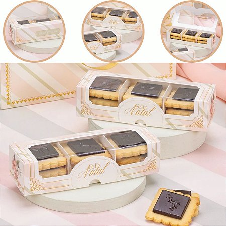 10 CAIXA COM VISOR PARA 9 BISCOITOS CUIDADO 6316 (JANGO NATAL 2026)