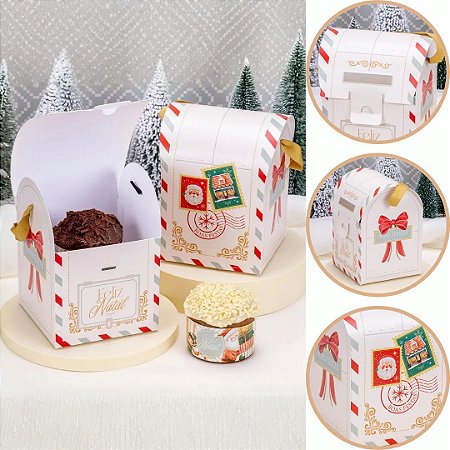 5 CAIXA CORREIO PARA MINI PANETONE ACREDITAR 6321 (JANGO NATAL 2026)