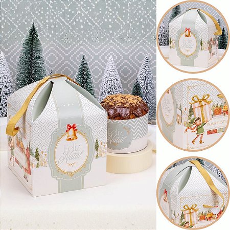 5 CAIXA COROA PARA PANETONE DE 500g ACREDITAR 6401 (JANGO NATAL 2026)